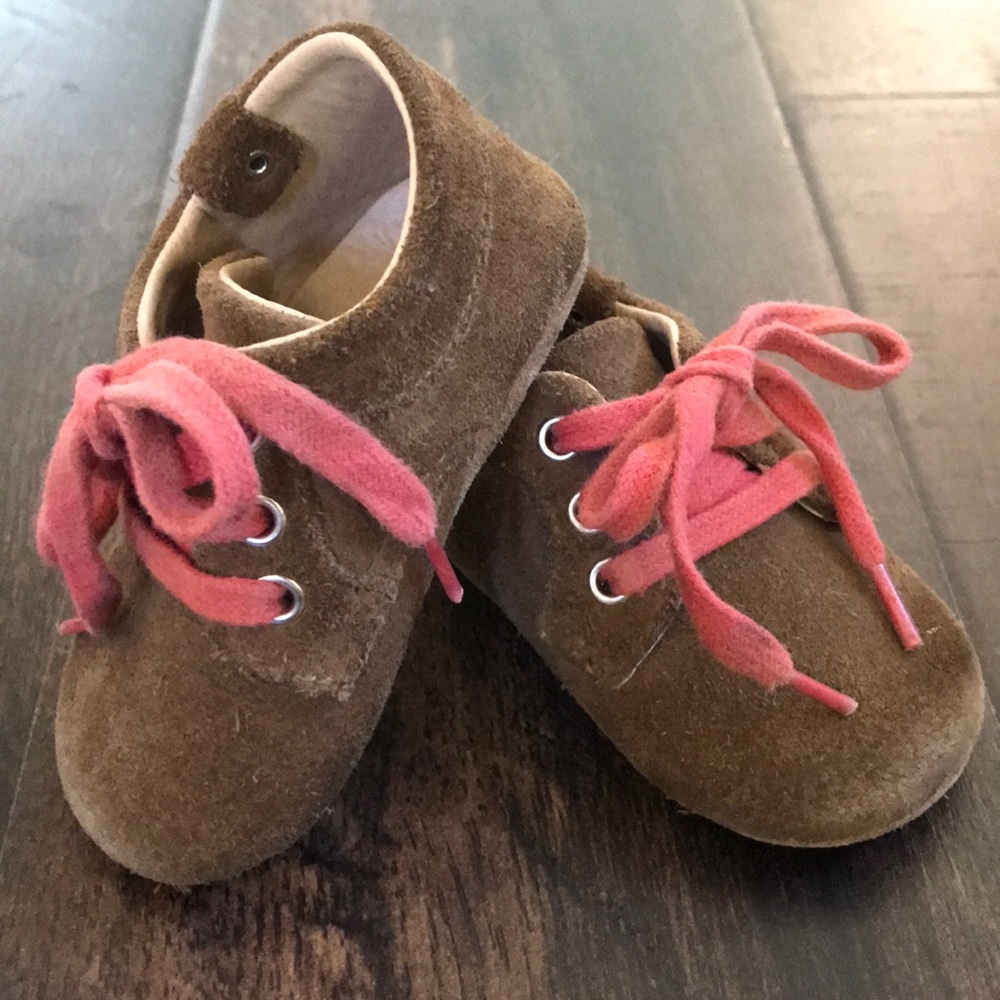 Little Love Bug lace up moccasins